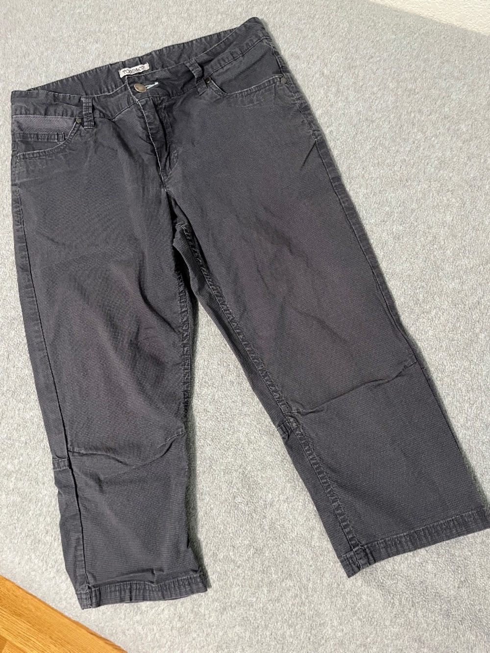 Toad & Co Petrograph Crop Pants Womens Size 6 Outdoors Hiking Ripstop Gorpcore